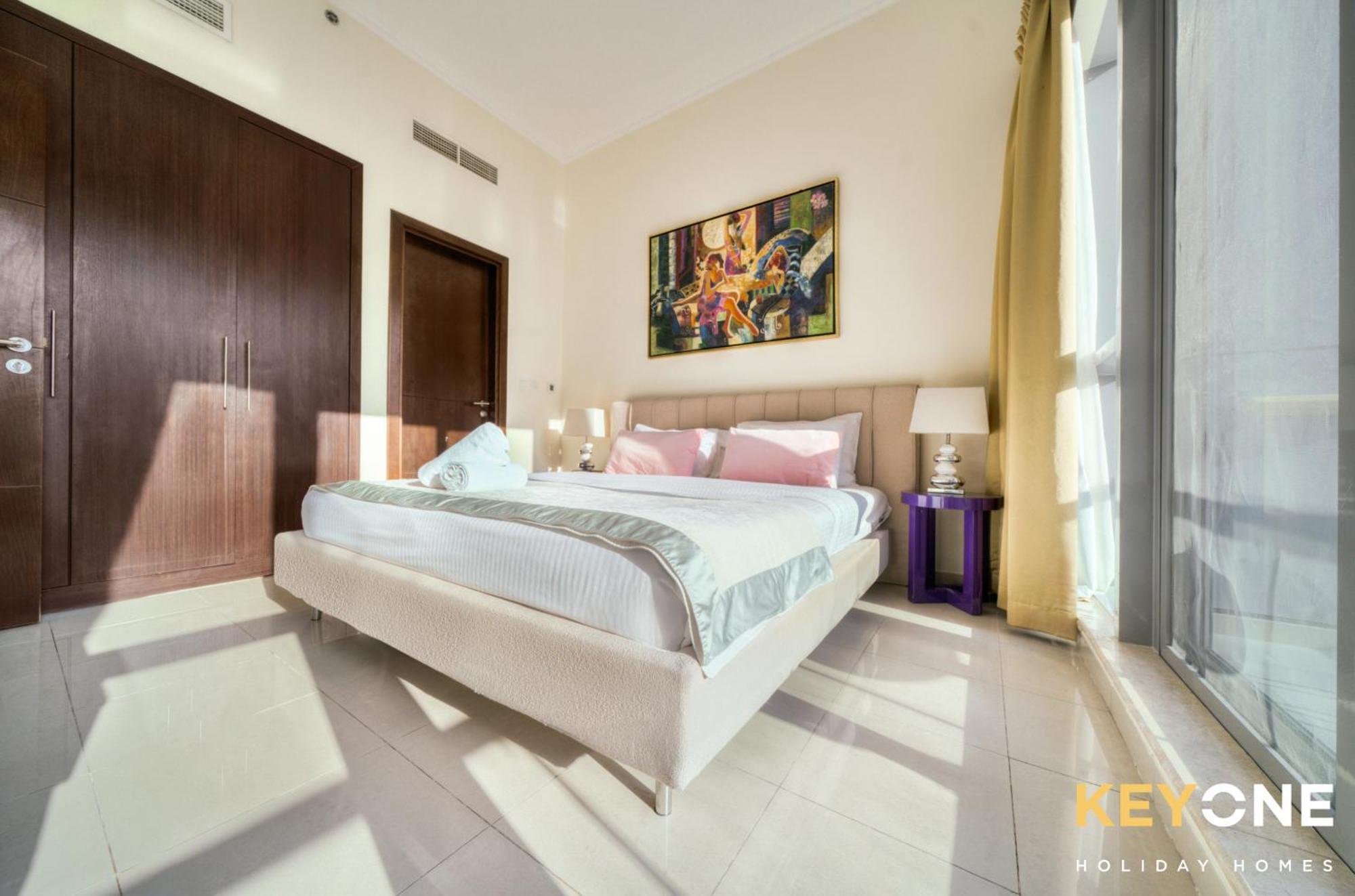 Contemporary One Bedroom With Full Marina View Dubai Exterior foto