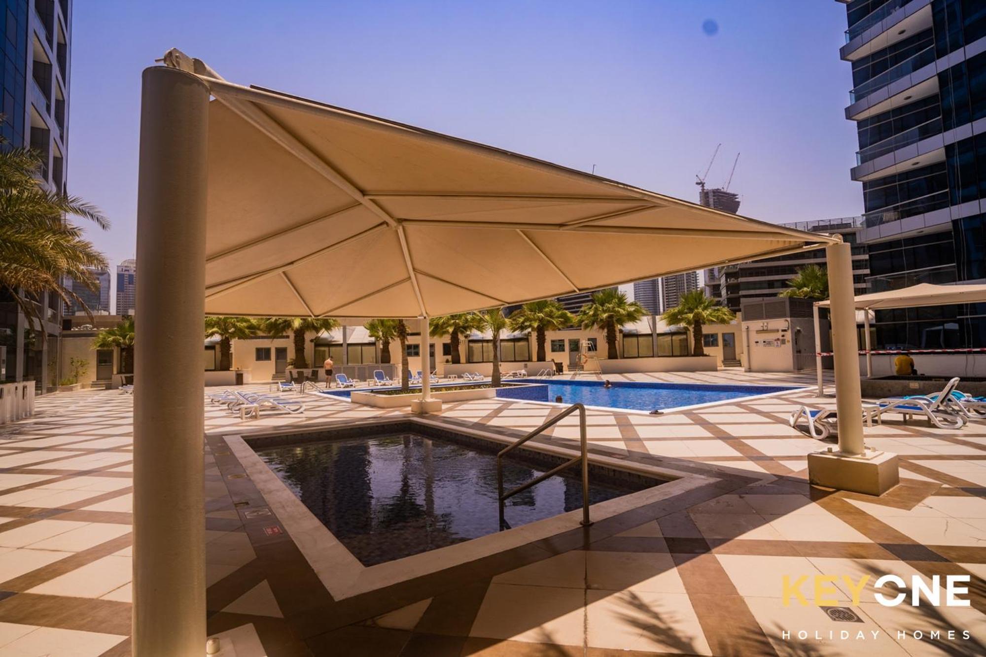 Contemporary One Bedroom With Full Marina View Dubai Exterior foto