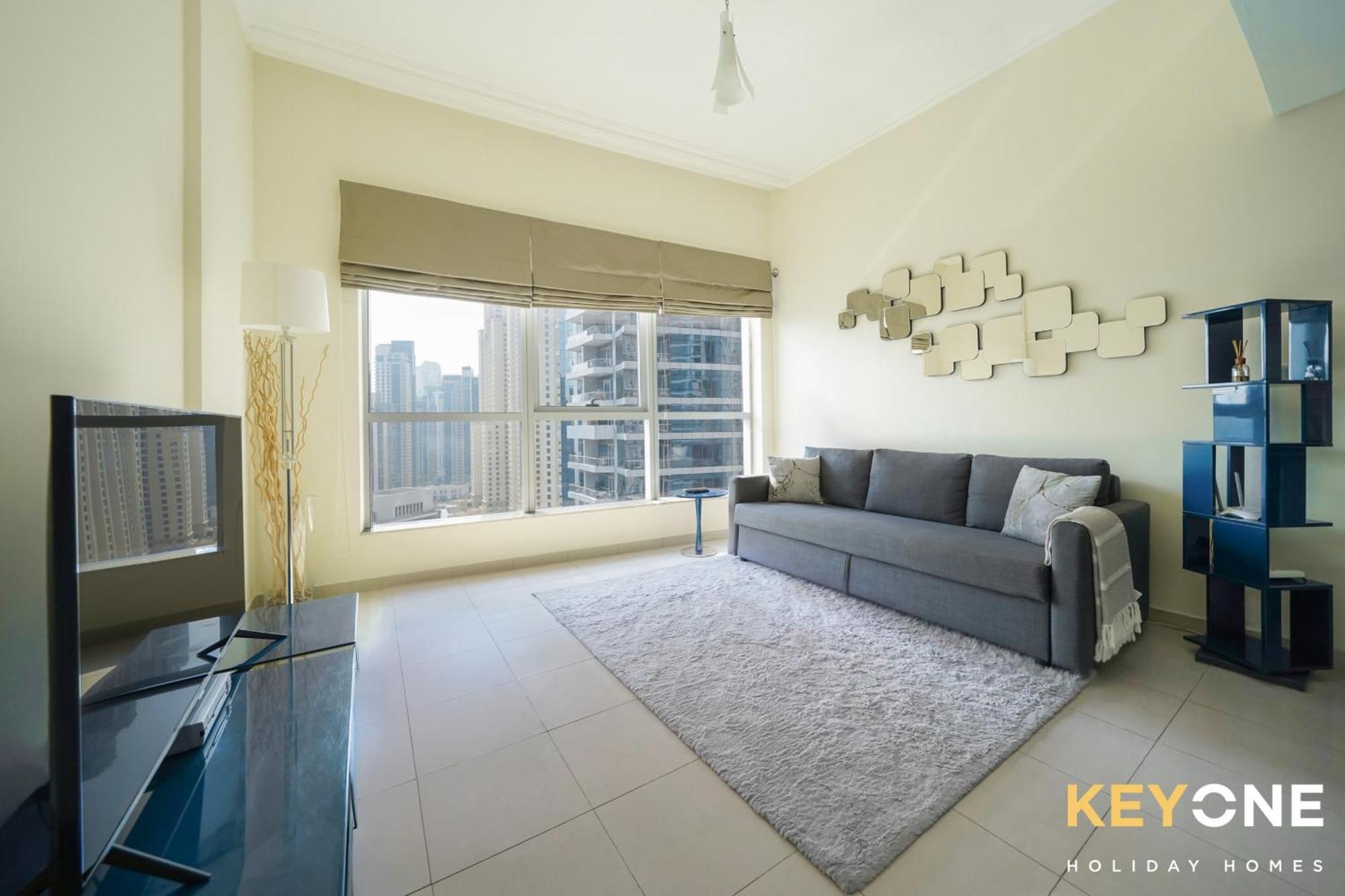 Contemporary One Bedroom With Full Marina View Dubai Exterior foto