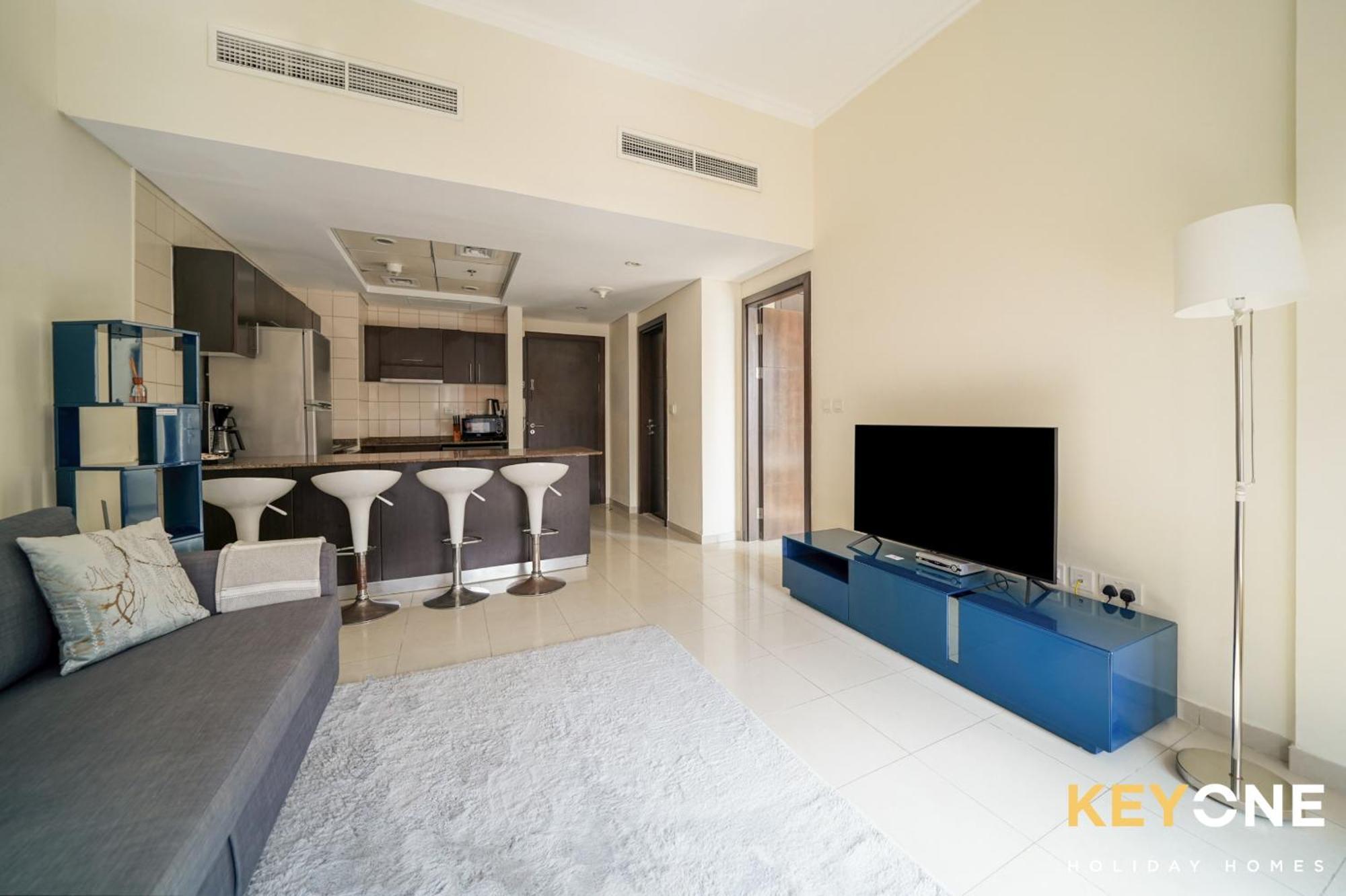 Contemporary One Bedroom With Full Marina View Dubai Exterior foto